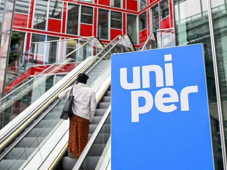Imagen de la sede central del grupo privado Uniper en Dusseldorf de Alemania