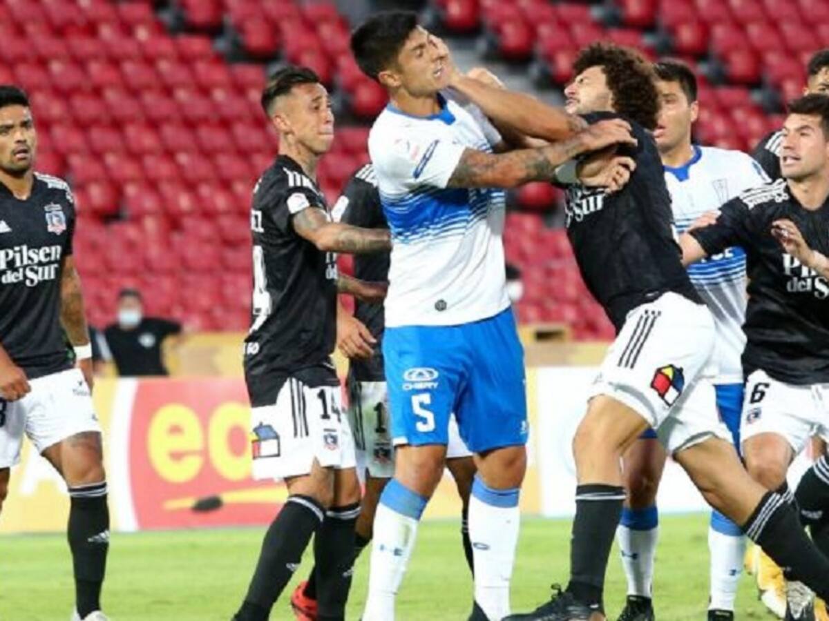 Maximiliano Falcón recibió cuatro fechas de castigo tras golpear a jugadores de Universidad Católica en la final de la Supercopa