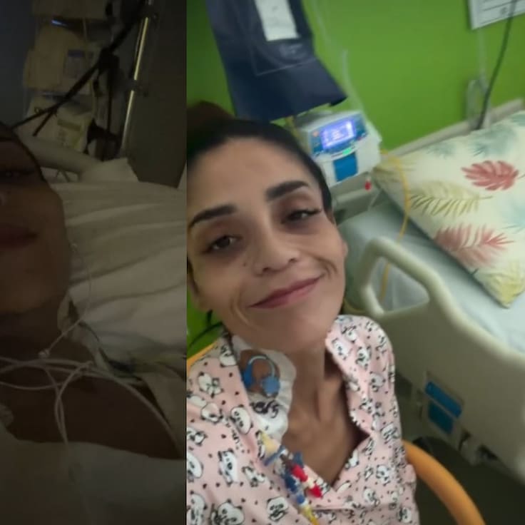 Kathy Orellana reaparece en redes con preocupante imágen tras complejo estado de salud: “Sólo dios sabe...”