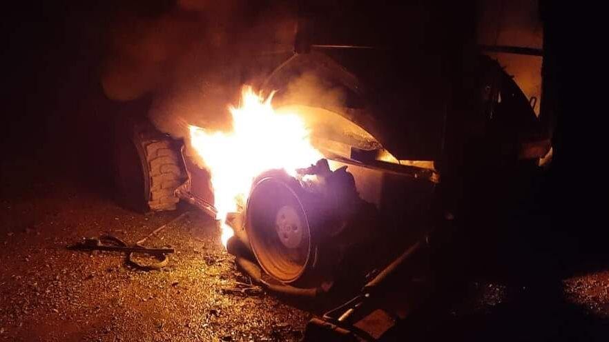 ataque incendiario Quilaco región del Biobío
