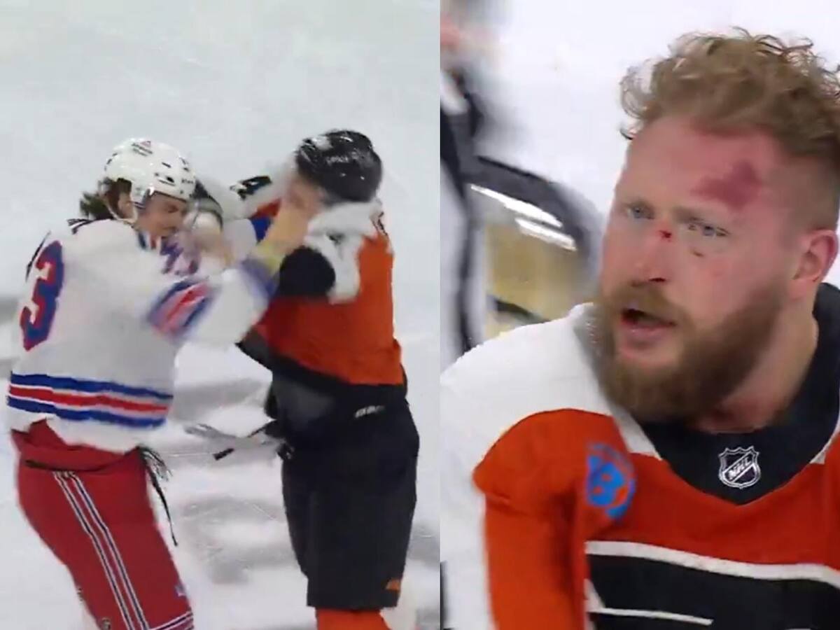 Feroz pelea se desata en la liga de hockey sobre hielo más importante del mundo