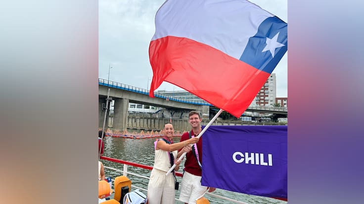 Chile forma parte de la ceremonia inaugural de los Juegos Olímpicos de París 2024