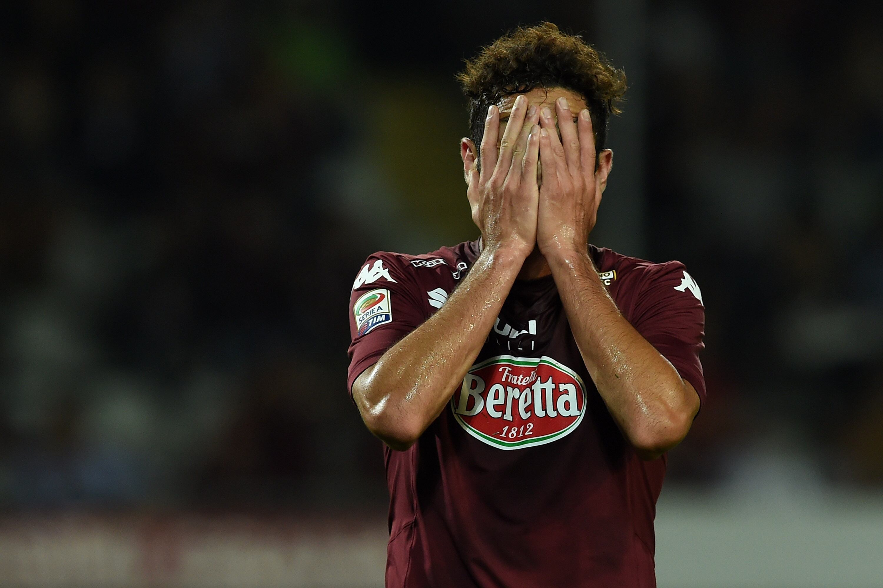 Marcelo Larrondo durante su paso por el Torino. Foto: Getty Images