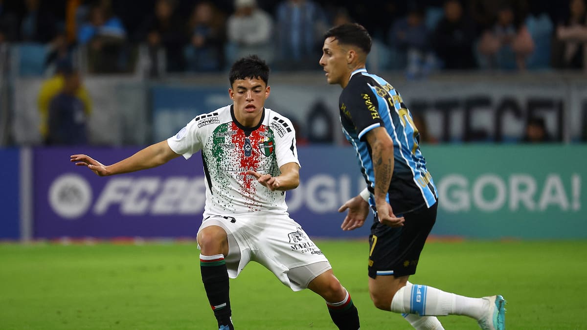 Palestino cae ante Gremio y es eliminado de la Copa Sudamericana