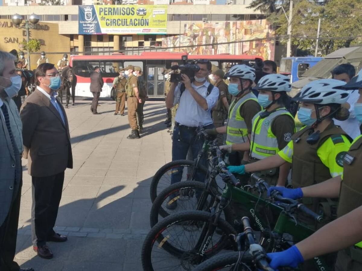 Blumel presentó plan de refuerzo policial: «Queremos que las personas que desafían la ley asuman su responsabilidad»