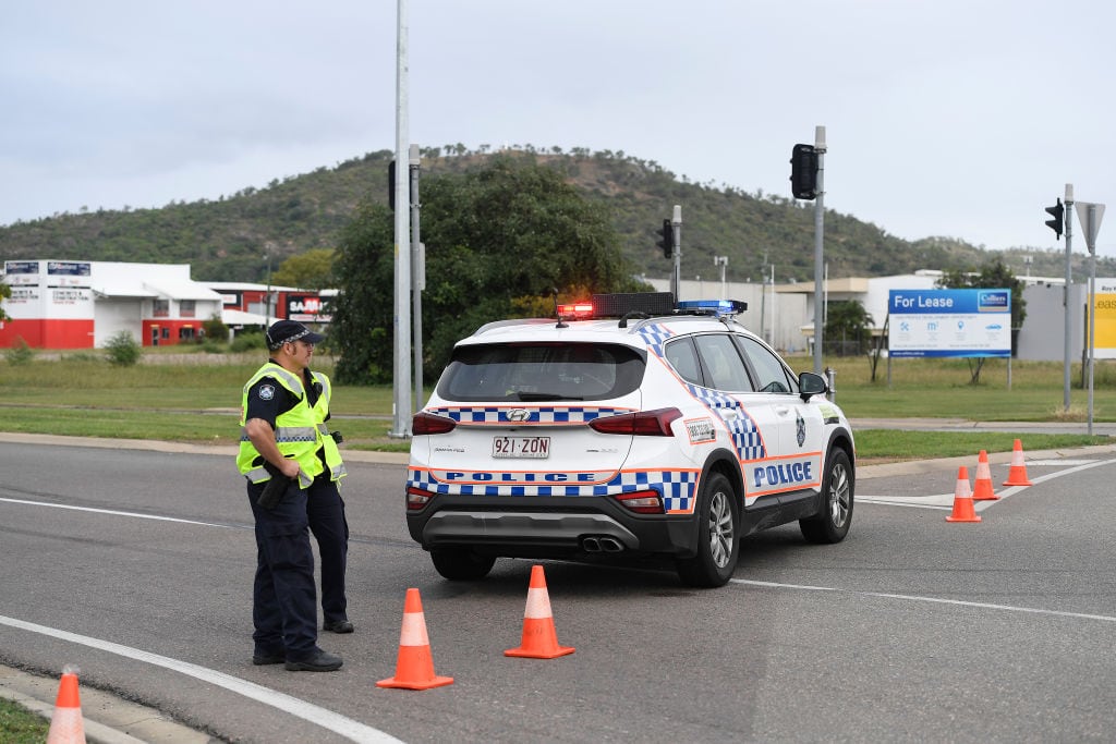 Policías de Australia acordonan una zona
