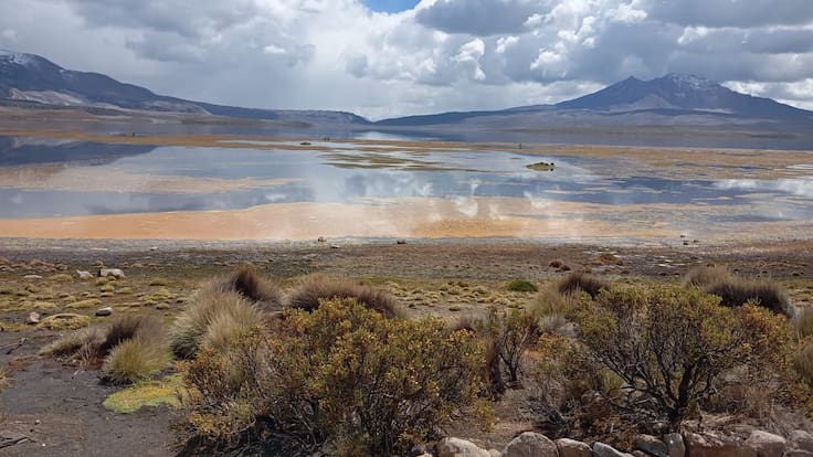 Accidente en Lago Chungará