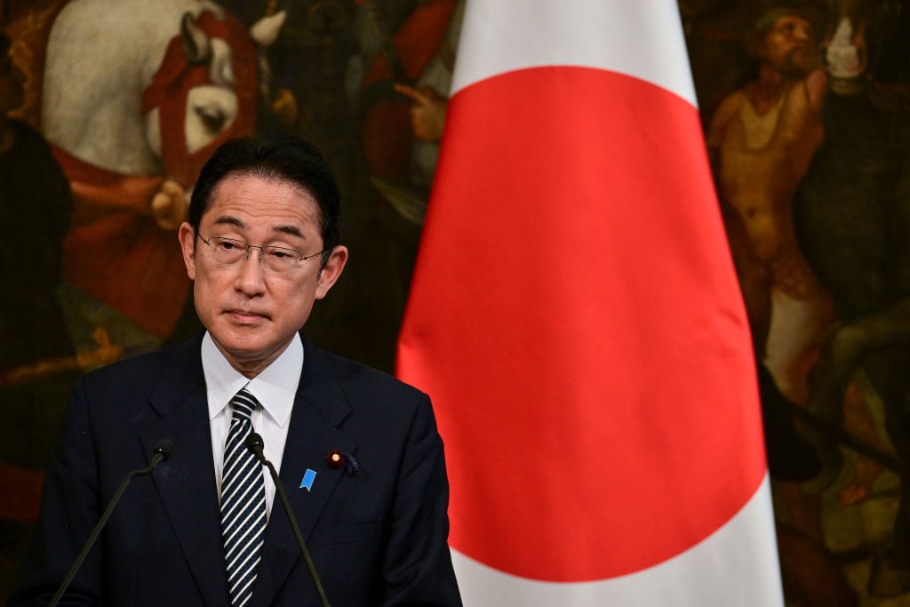 El primer ministro de Japón Fumio Kishida
