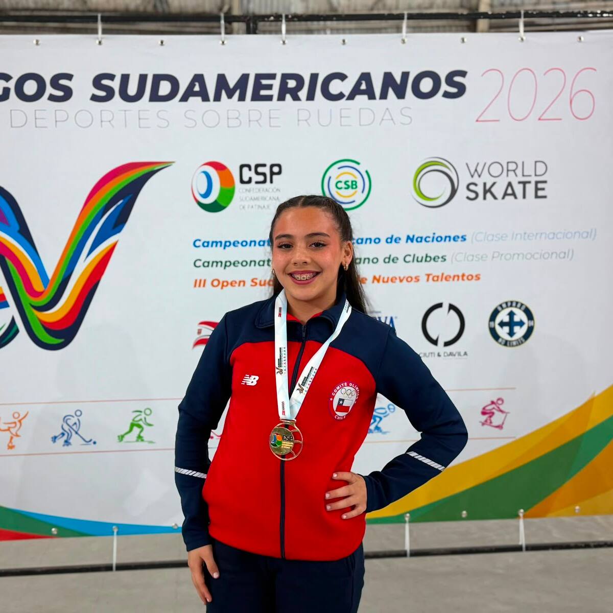 Tiene 13 años y es campeona sudamericana de patinaje artístico sobre ruedas: “Nuestro objetivo es que llegue a una final del mundo”