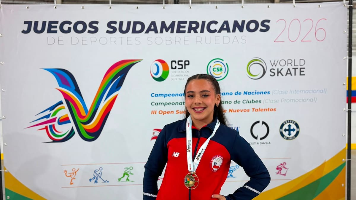 Tiene 13 años y es campeona sudamericana de patinaje artístico sobre ruedas: “Nuestro objetivo es que llegue a una final del mundo”