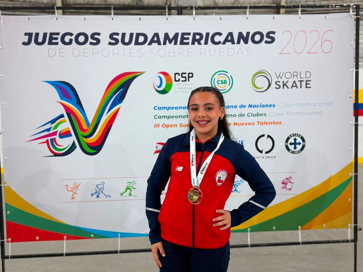 Tiene 13 años y es campeona sudamericana de patinaje artístico sobre ruedas: “Nuestro objetivo es que llegue a una final del mundo”