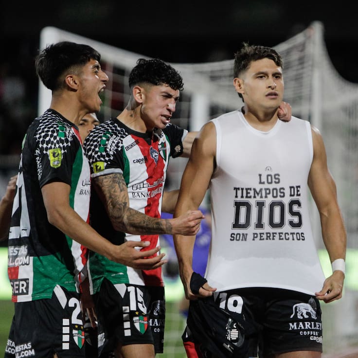 Palestino garantiza el liderato de Colo Colo pese a que su goleador se hizo expulsar