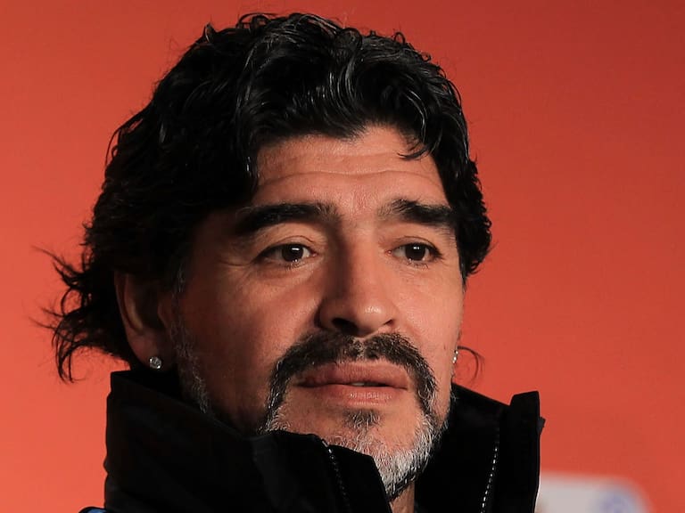 Diego Maradona en 2010 | Getty Images
