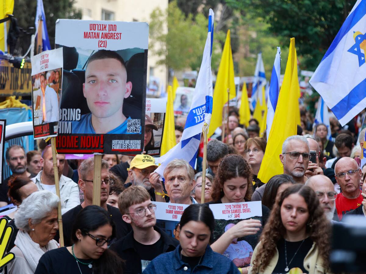 A un año del ataque de Hamás: familiares de rehenes demandan a Netanyahu un acuerdo de liberación