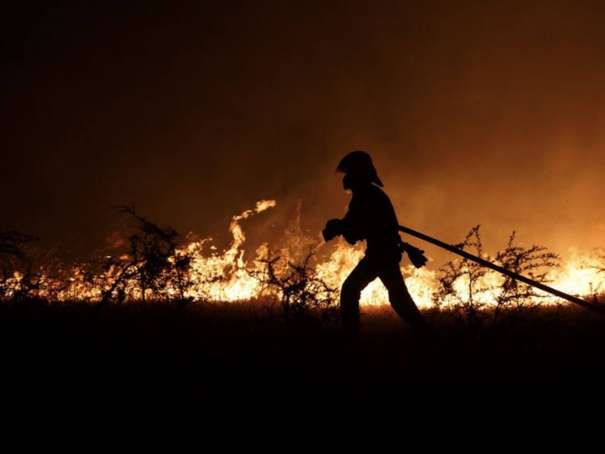 Brigadista español e incendios forestales: al parecer, la situación se está controlando