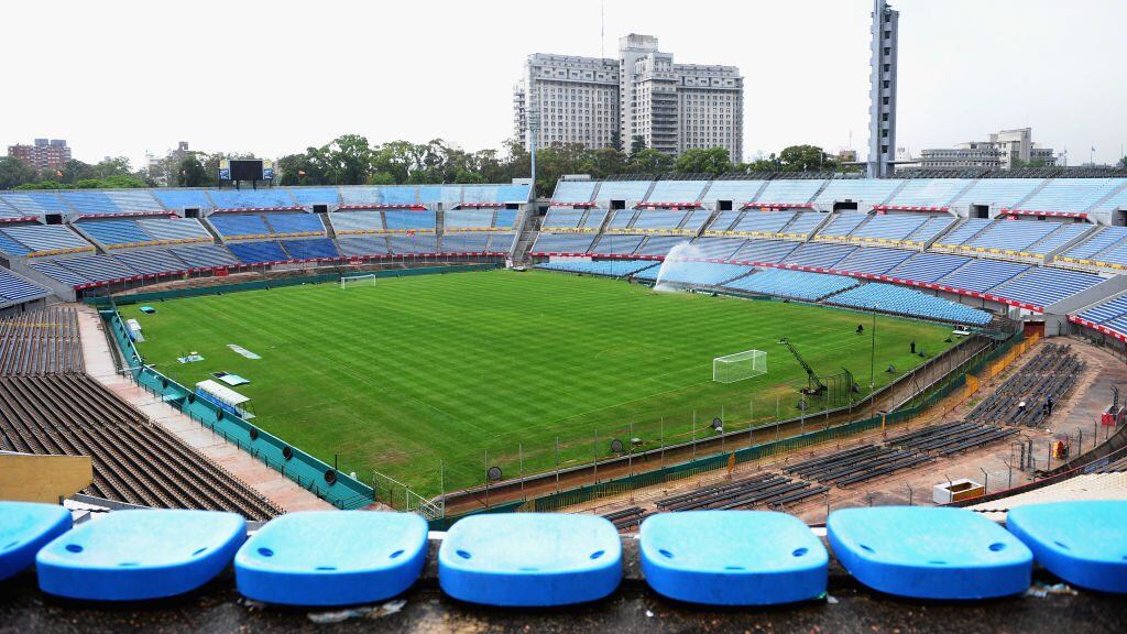 MONTEVIDEO, URUGUAY - NOVEMBER 18: General Views of the stadium before the 2010 FIFA World Cup Play Off Second Leg Match between Uruguay and Costa Rica at The Estadio Centenario on November 18, 2009 in Montevideo, Uruguay. (Photo by Laurence Griffiths/Getty Images)
