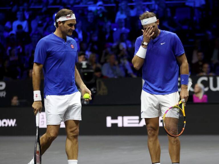 El desconsolado llanto de Rafael Nadal tras el retiro definitivo de Roger Federer en la Laver Cup