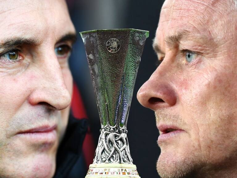 Técnicos del Manchester United y el Villarreal calentaron el ambiente un día antes de la final de la Europa League