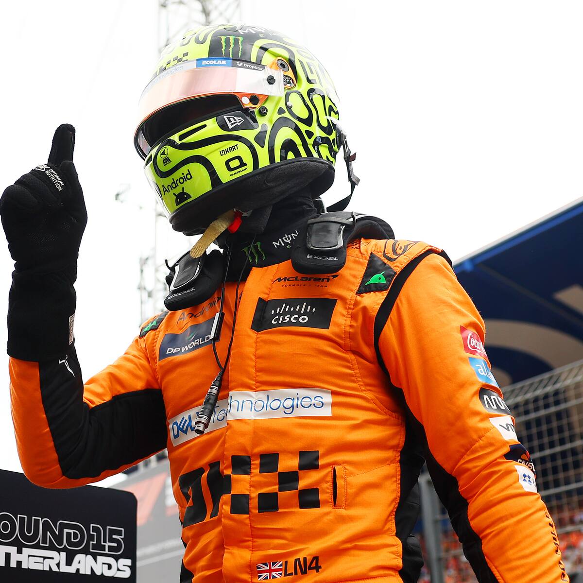 Cumplió con las expectativas: Lando Norris se quedó con el GP de Países Bajos de F1