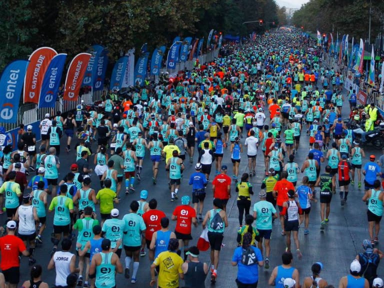 Plan de contingencia, corte de rutas y medidas de seguridad para la Maratón de Santiago 2022