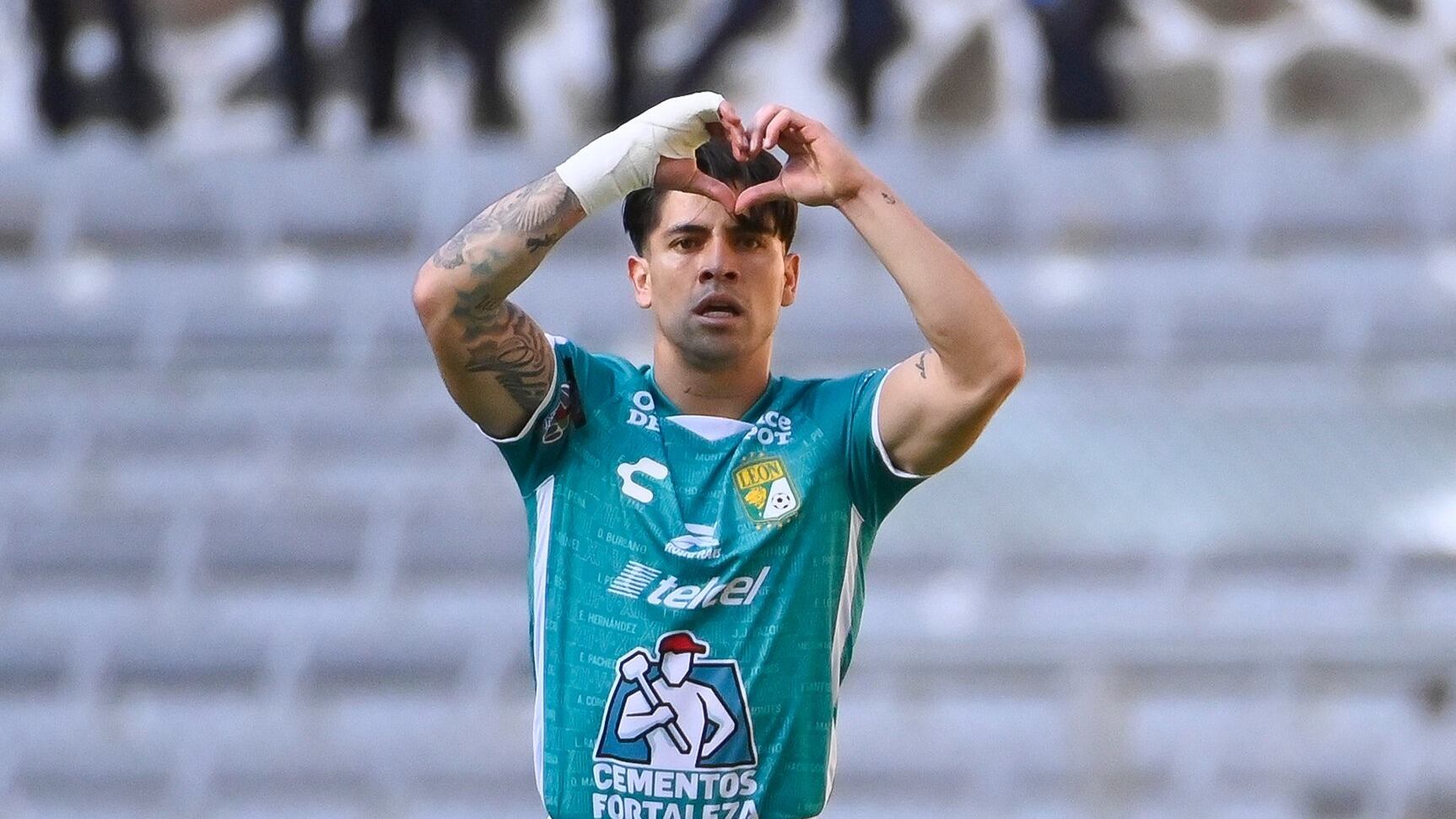 El chileno festeja en México: Víctor Dávila anota un golazo para darle la victoria al León en duelo contra Atlas