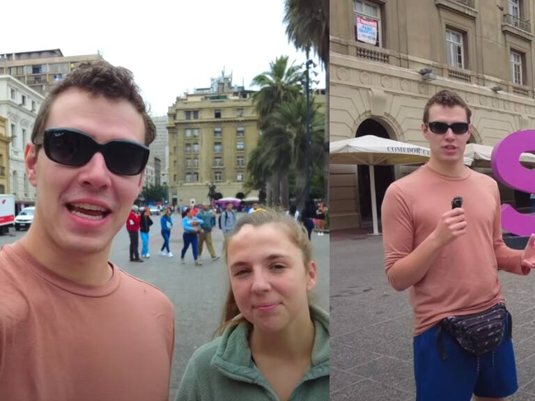 “Se siente como si estuviéramos en Nueva York”: Youtubers estadounidenses entregan contundente opinión tras visitar Santiago