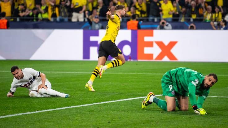 Borussia Dortmund da el primer golpe ante PSG en la ida de las semifinales de la Champions League