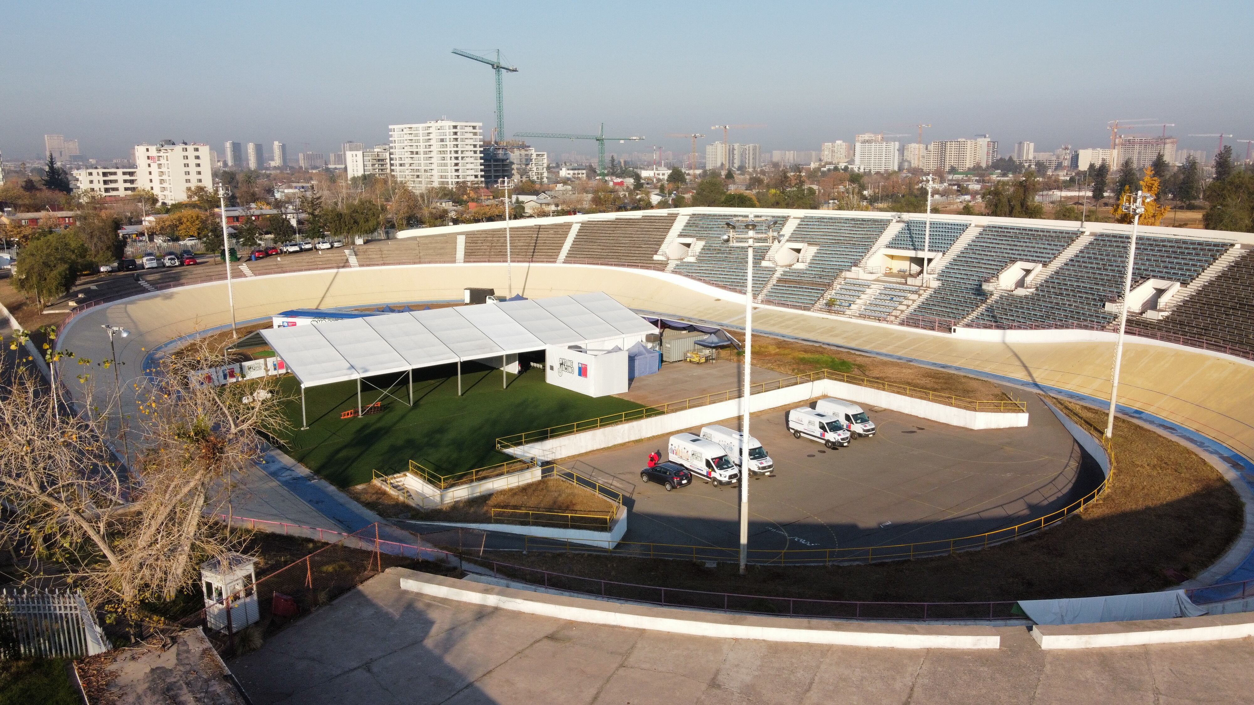 Centro de vacunación Velódromo del Estadio Nacional