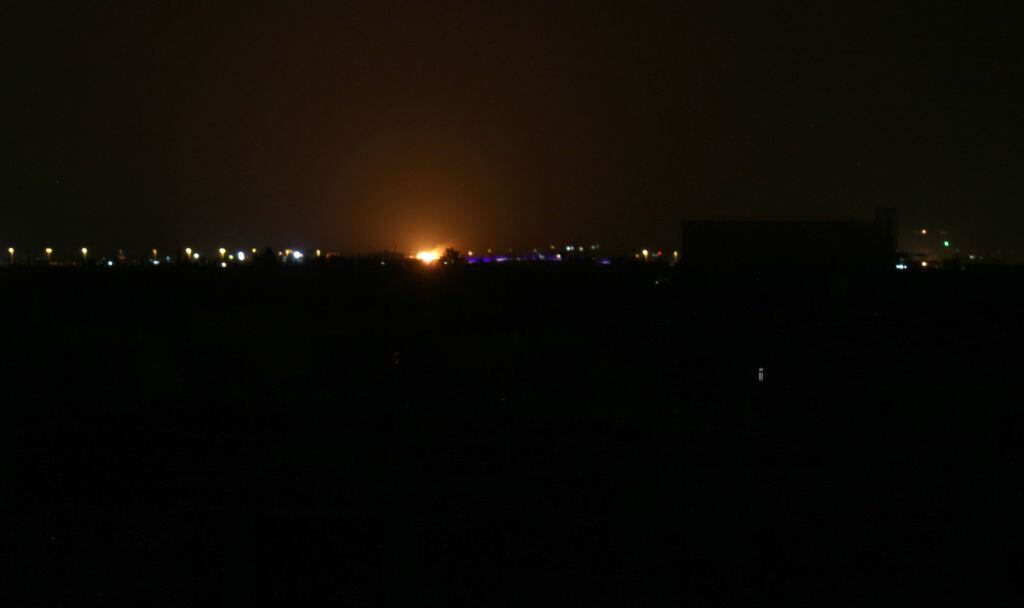 Explosión en la zona del aeropuerto internacional de Damasco en Siria