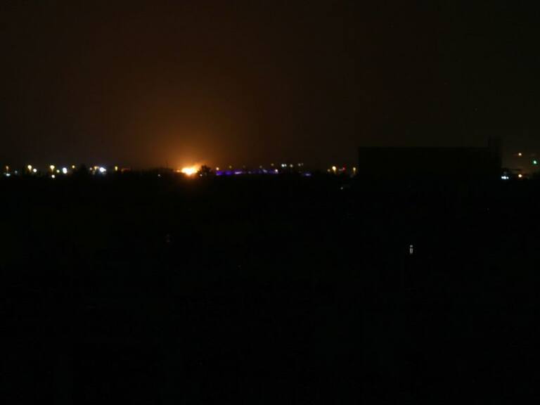 Explosión en la zona del aeropuerto internacional de Damasco en Siria