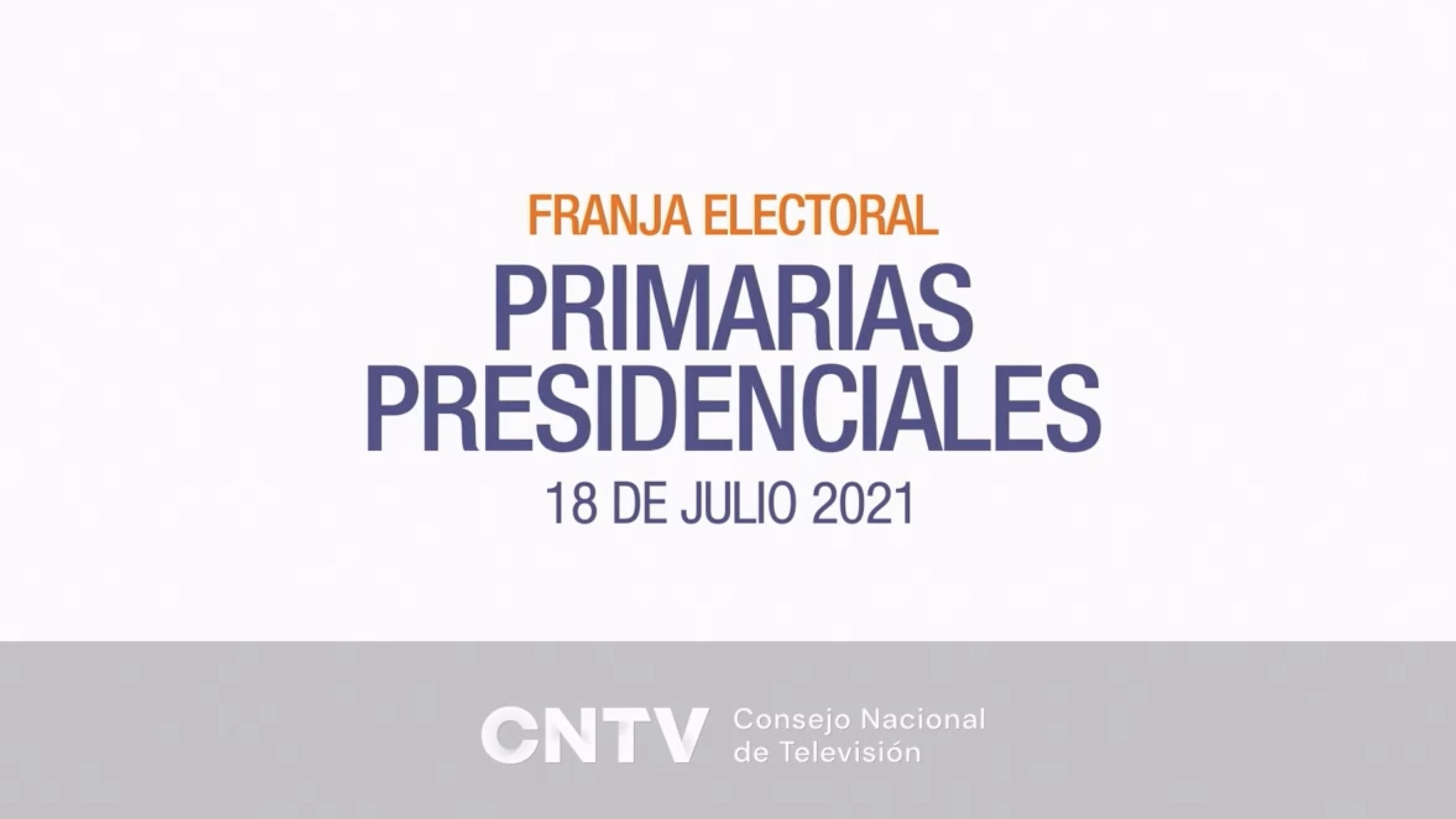 franja electoral primarias presidenciales