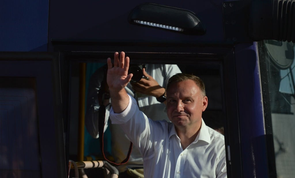 El mandatario ultranacionalista Andrzej Duda