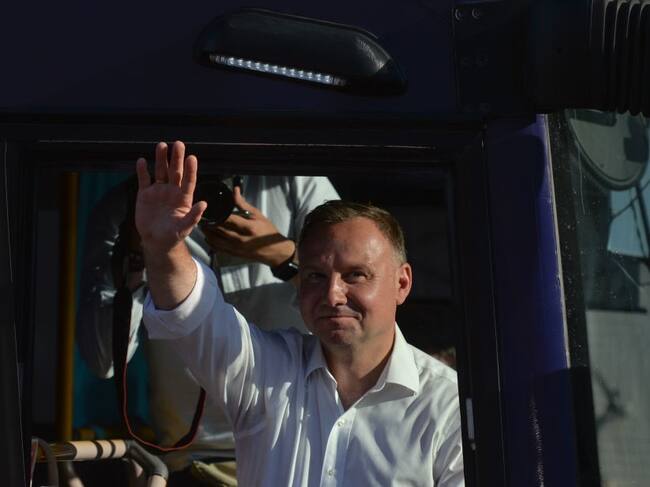 El mandatario ultranacionalista Andrzej Duda
