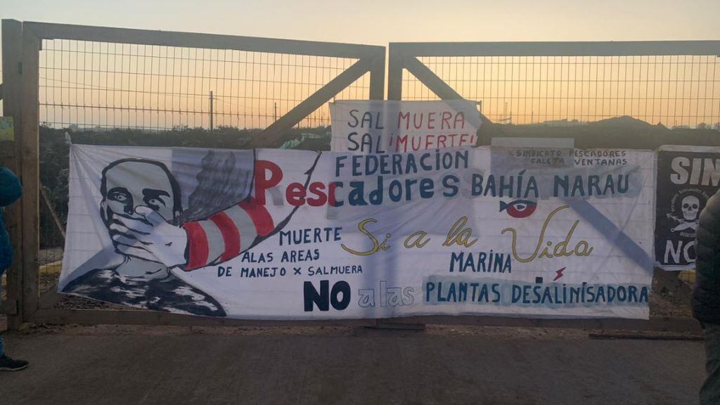 La toma de los pescadores. / ADN.cl