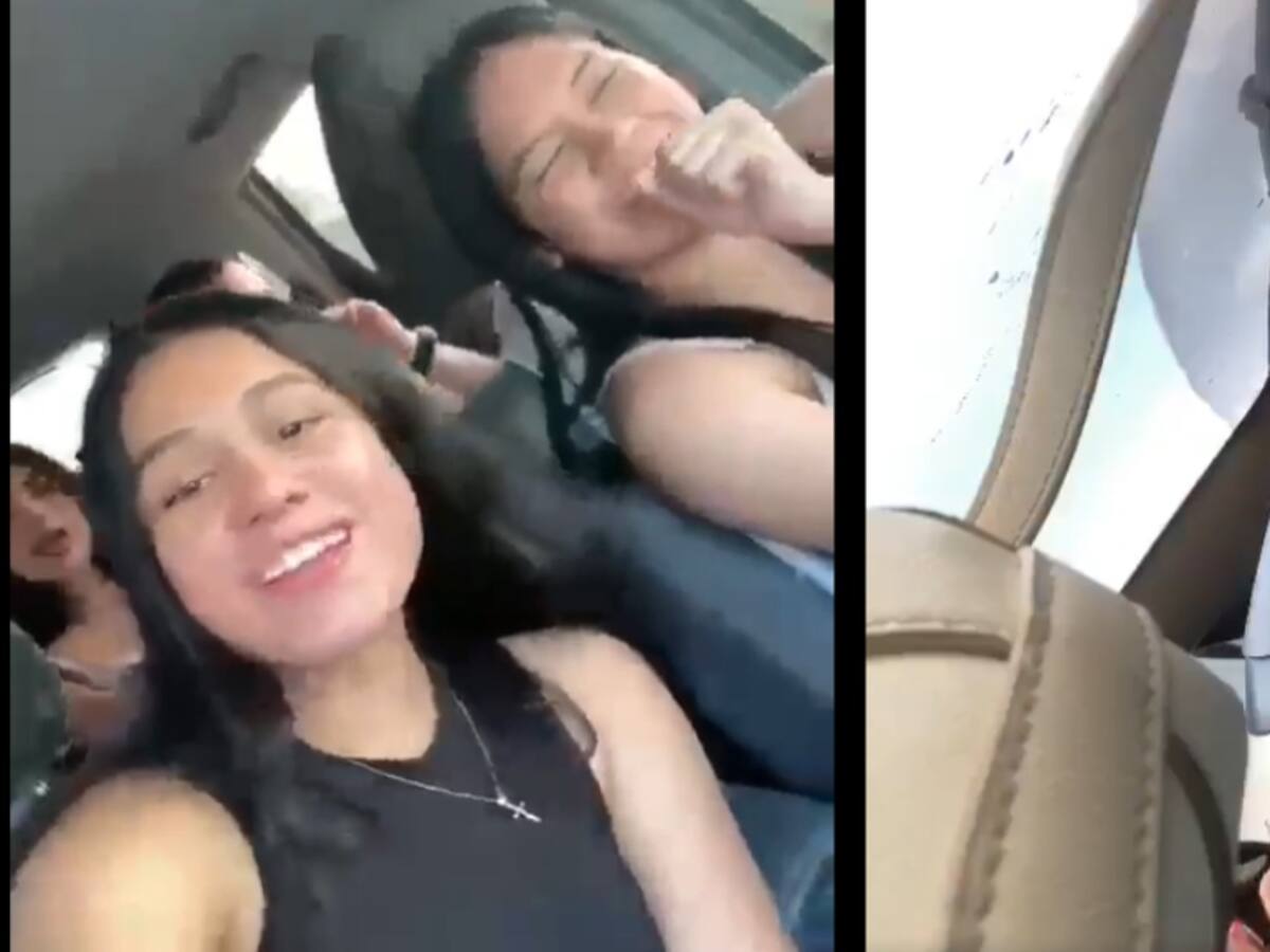 ¡Todo quedó registrado! Jóvenes sufren accidente por grabarse mientras conducían en Argentina