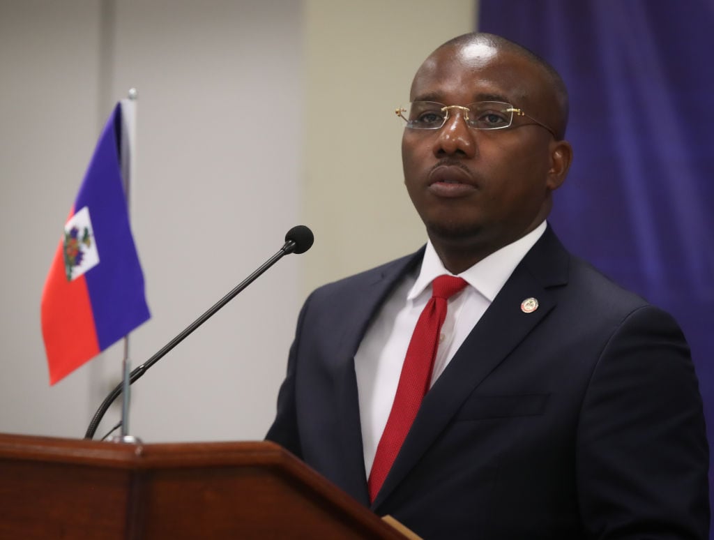 El primer ministro haitiano Claude Joseph