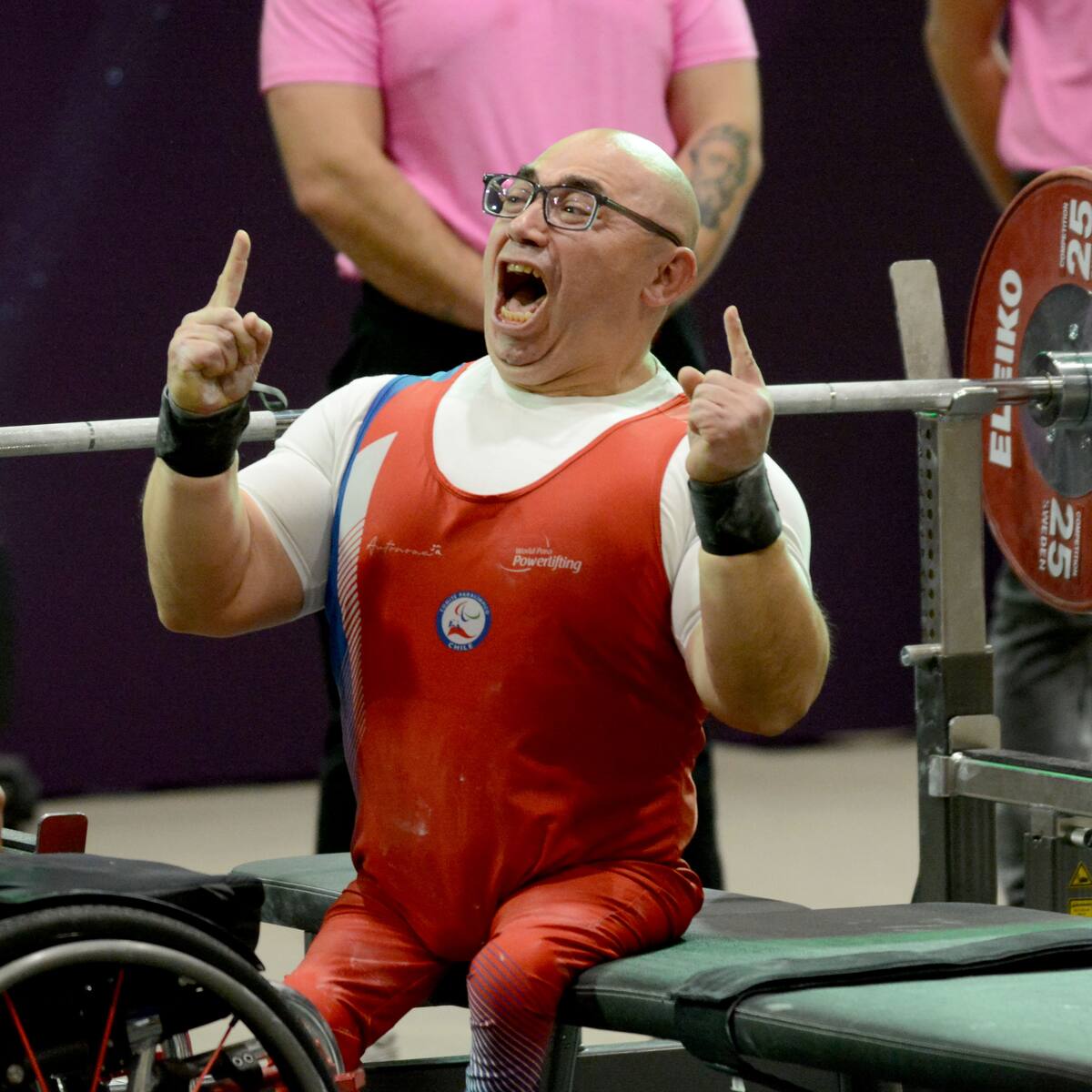 Team Para Chile logra 31 medallas en la primera jornada de la World Cup de para powerlifting en Santiago