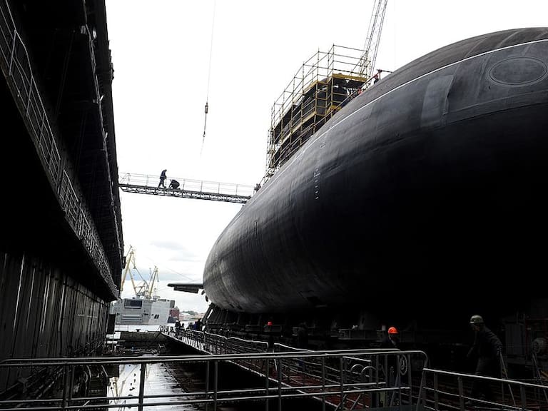 Submarino de Rusia con capacidad nuclear lanzado desde San Petersburgo
