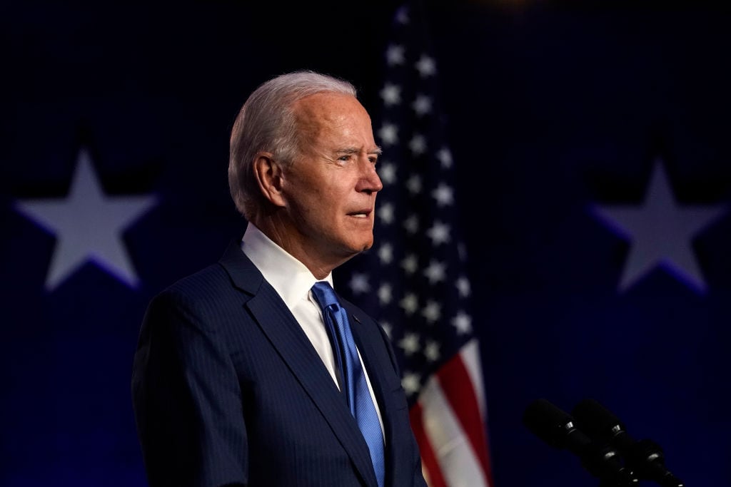 Joe Biden se refiere a su ventaja en las elecciones de EEUU