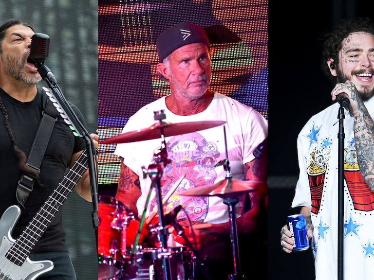 ¿Nueva superbanda? Robert Trujillo, Chad Smith y Post Malone fueron captados en un estudio