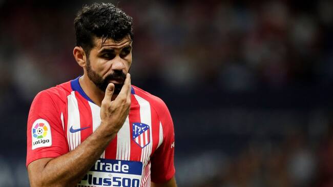 MADRID, SPAIN - SEPTEMBER 25: Diego Costa of Atletico Madrid during the La Liga Santander match between Atletico Madrid v SD Huesca at the Estadio Wanda Metropolitano on September 25, 2018 in Madrid Spain (Photo by David S. Bustamante/Soccrates/Getty Images)