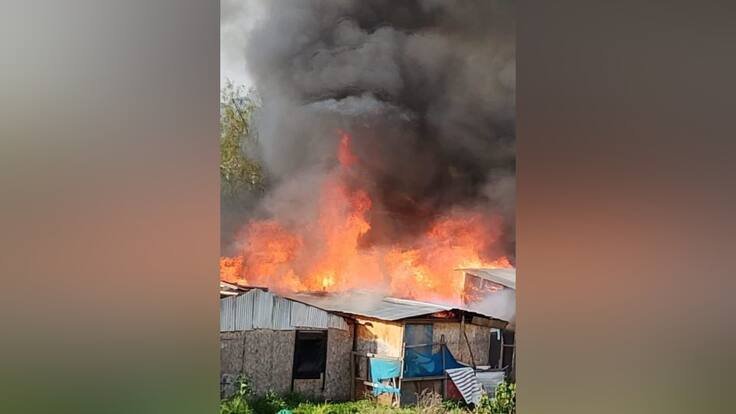 Incendio en toma Dignidad