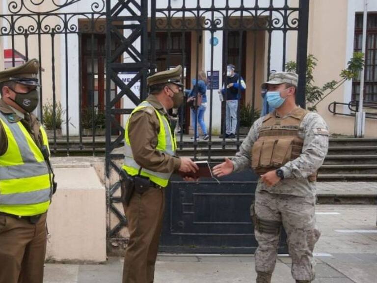 despliegue de seguridad para el plebiscito - Carabineros