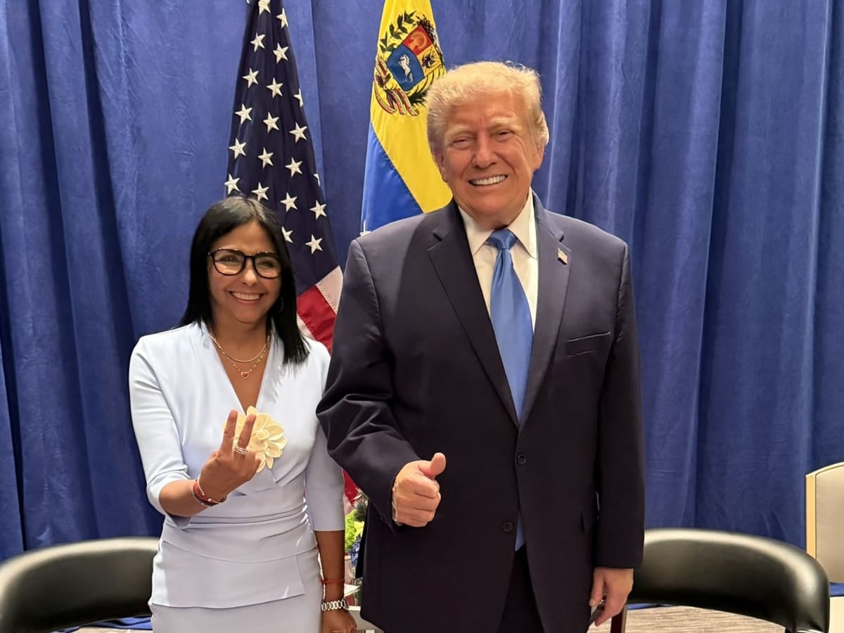 “Histórico”: Donald Trump y Delcy Rodríguez sostienen encuentro informal en la ONU