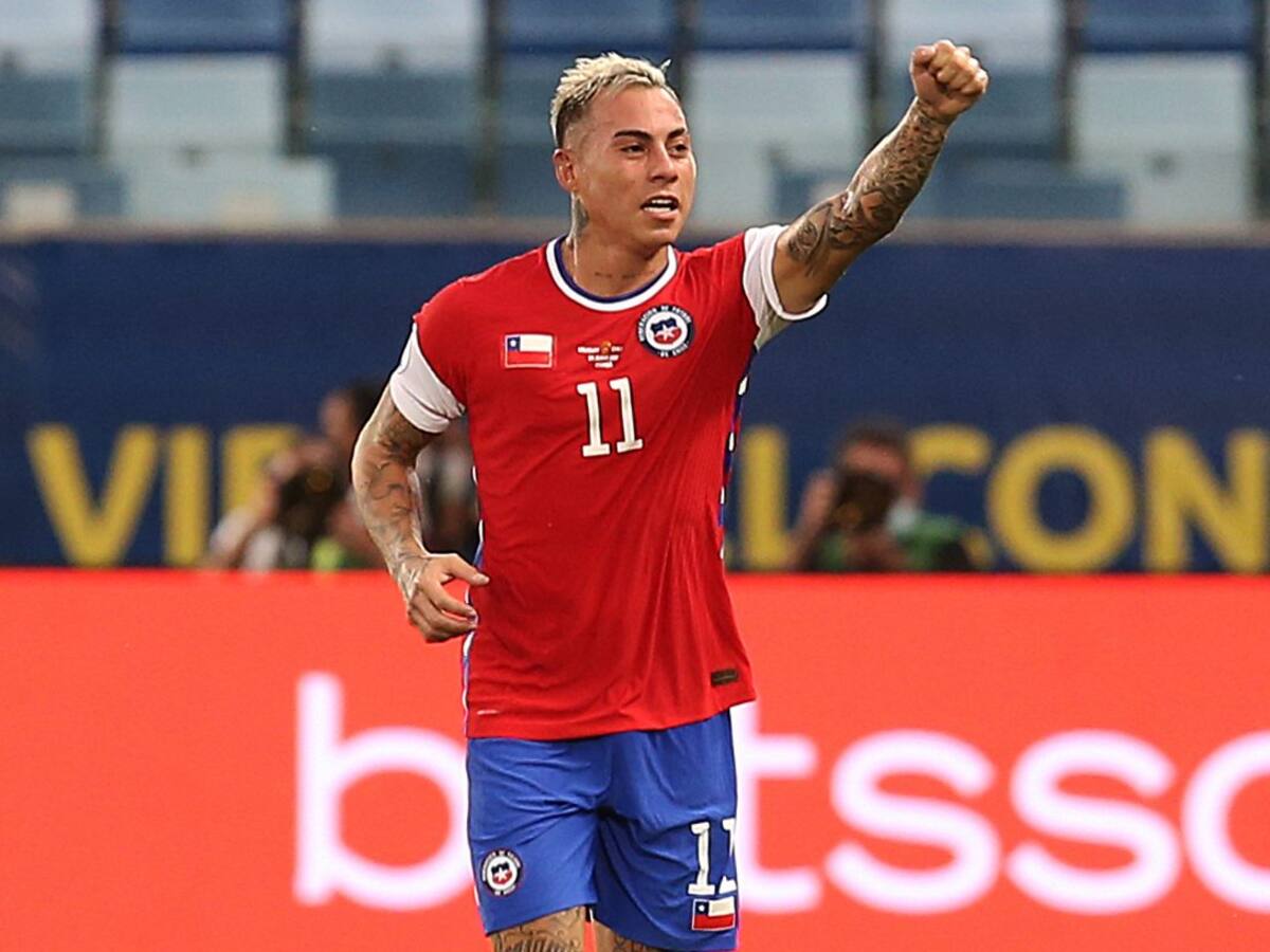Conmebol destacó a Eduardo Vargas dentro de los mejores jugadores de cada selección de Copa América