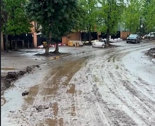 Así se ve la “zona cero” del aluvión en Las Condes ante la llegada de nuevas lluvias