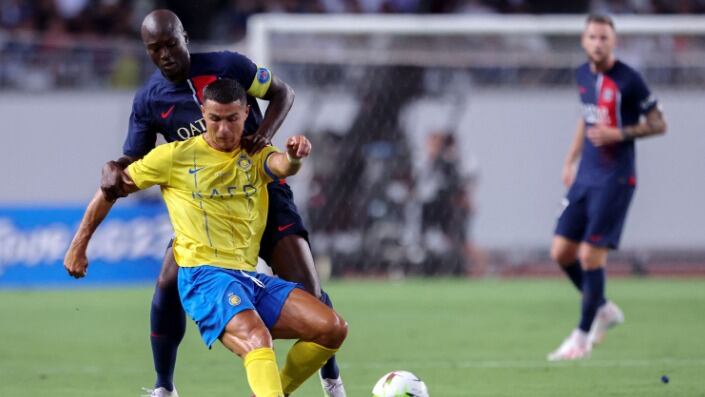 Con Cristiano en cancha, pero no Mbappé: Al Nassr corta su racha de derrotas tras empatar ante PSG en amistoso