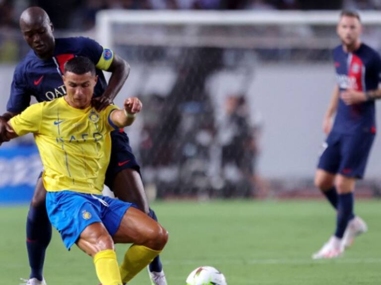 Con Cristiano en cancha, pero no Mbappé: Al Nassr corta su racha de derrotas tras empatar ante PSG en amistoso