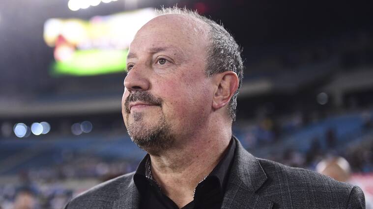DALIAN, CHINA - JULY 07: Head coach Rafa Benitez of Dalian Yifang looks on during the 2019 Chinese Football Association Super League (CSL) 16th round match between Dalian Yifang and Henan Jianye at Dalian Sports Center Stadium on July 7, 2019 in Dalian, Liaoning Province of China. (Photo by Visual China Group via Getty Images/Visual China Group via Getty Images)