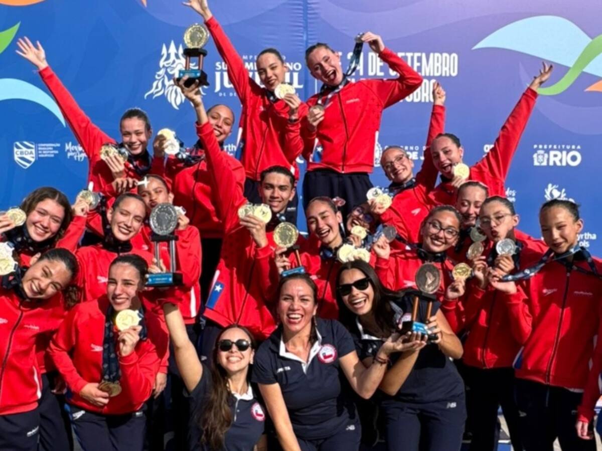 Chile supera la decena de medallas y suma dos trofeos por equipos en el Sudamericano Juvenil de Deportes Acuáticos